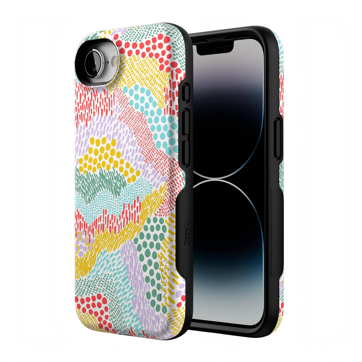 Color Me Happy | Pattern Colorblock Case
