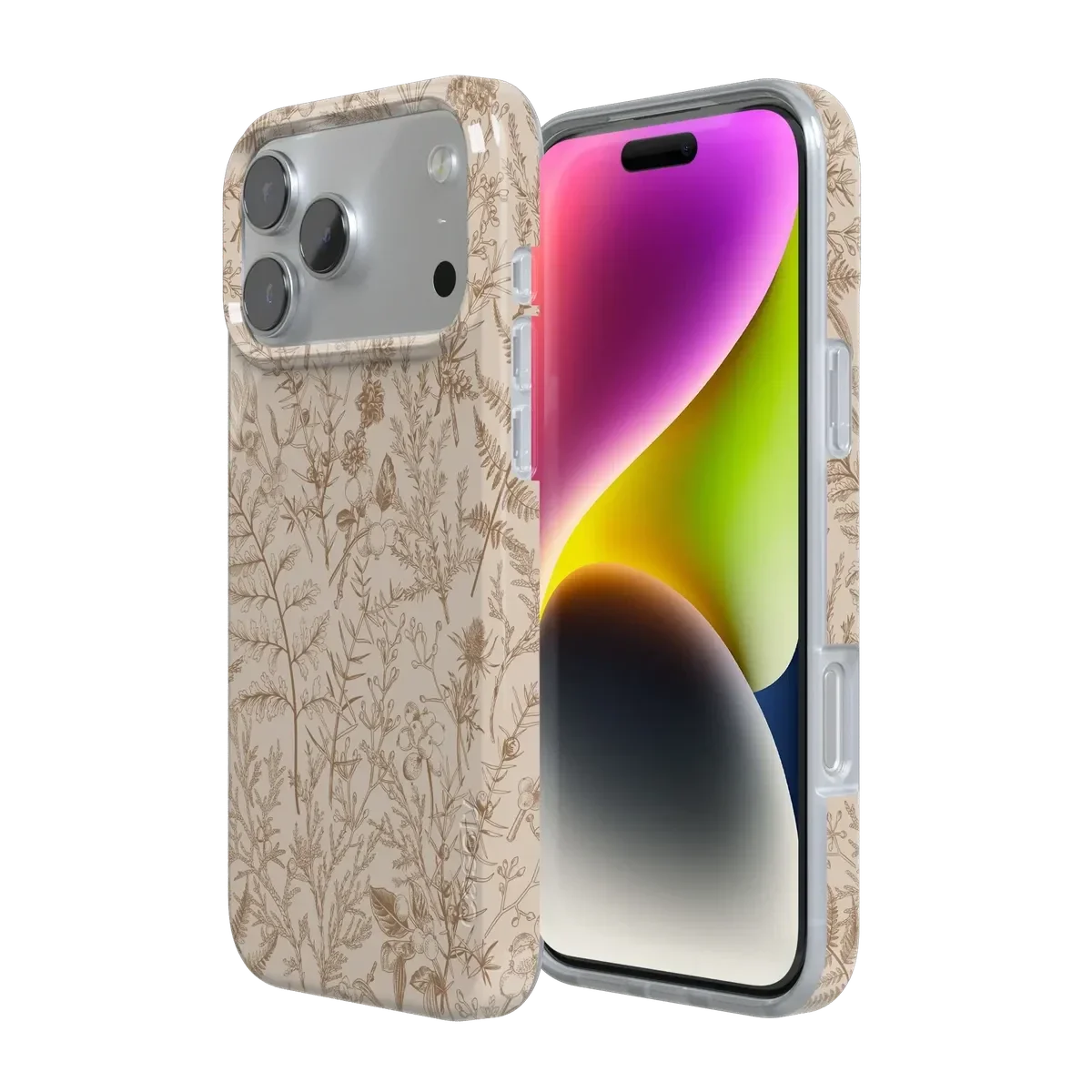 Beige Garden | Neutral Floral Case