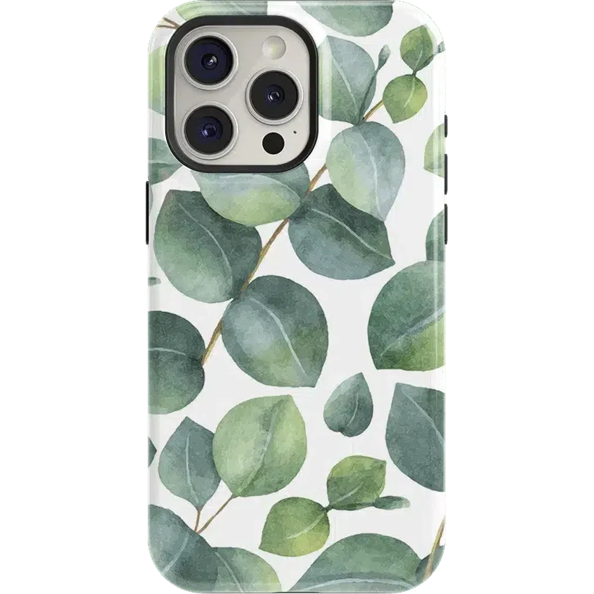 Leaf Me Alone | Green Floral Print Case