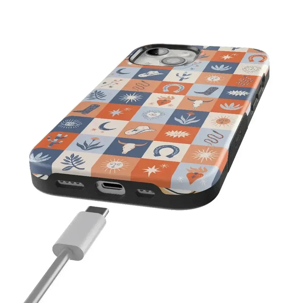 Dirt Road Chic | Western Squares Case