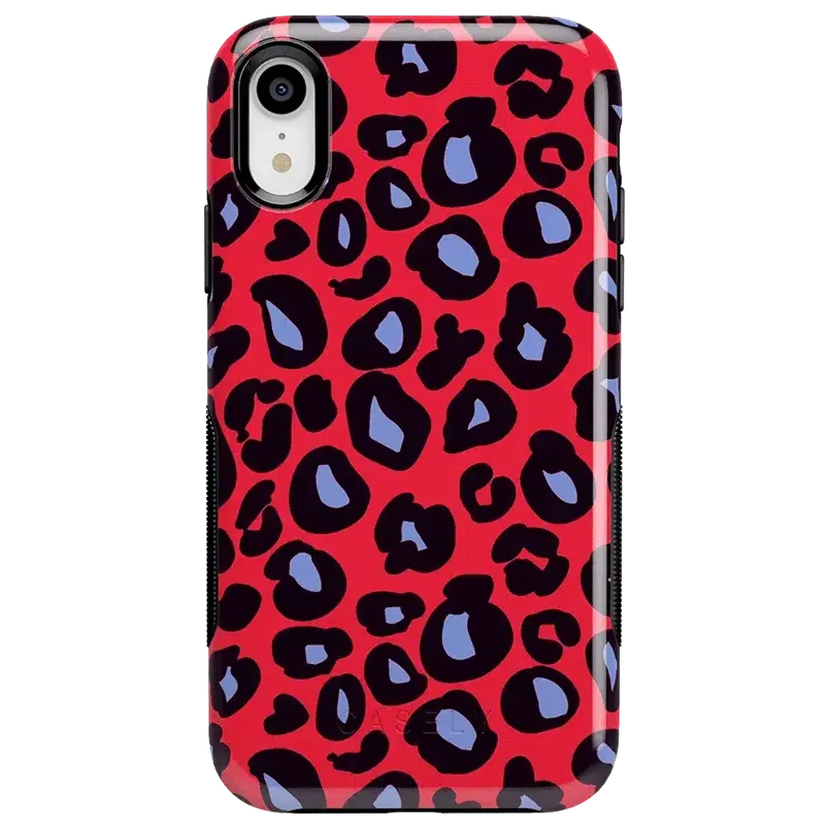 Into the Wild | Red & Blue Leopard Print Case