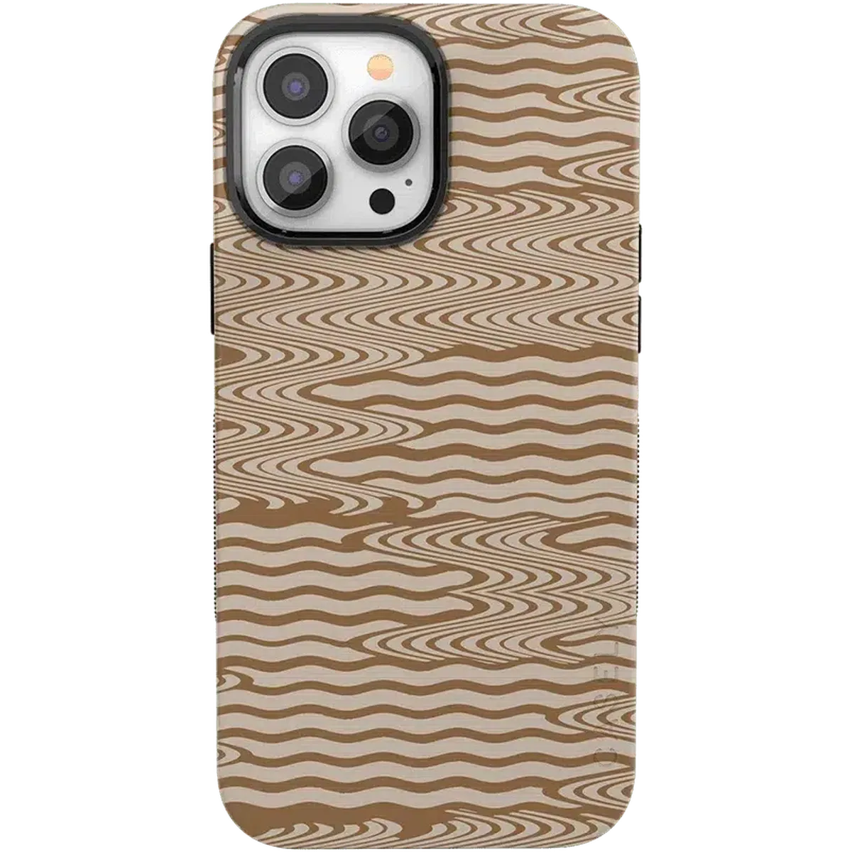 Mocha Ripple | Brown Waves Case