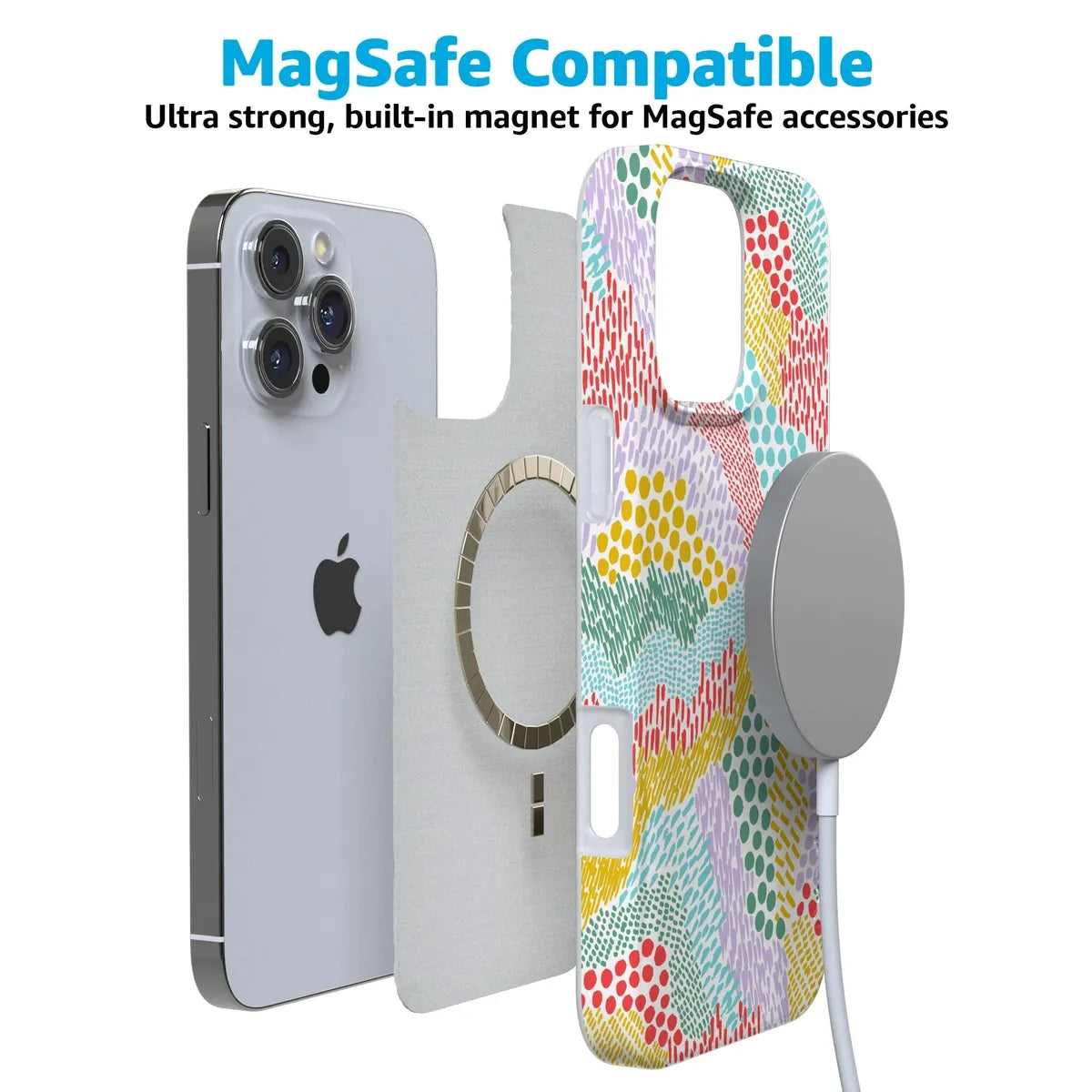 Color Me Happy | Pattern Colorblock Case