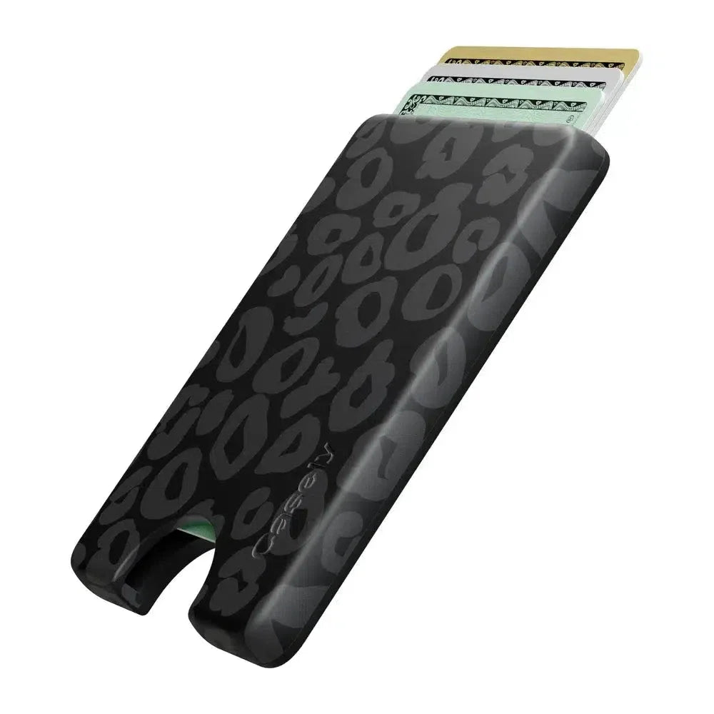 Into the Wild | Black Leopard MagWallet