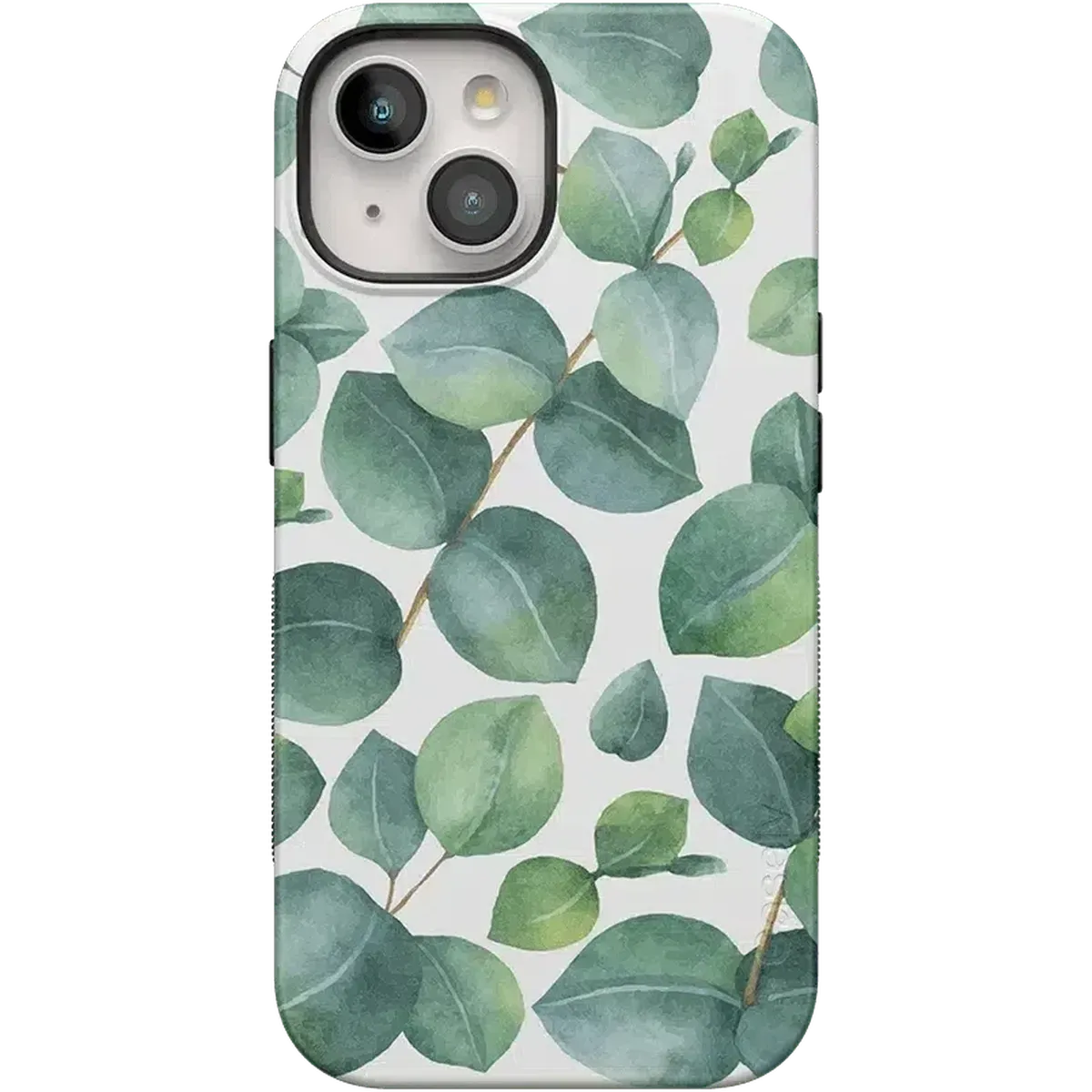 Leaf Me Alone | Green Floral Print Case
