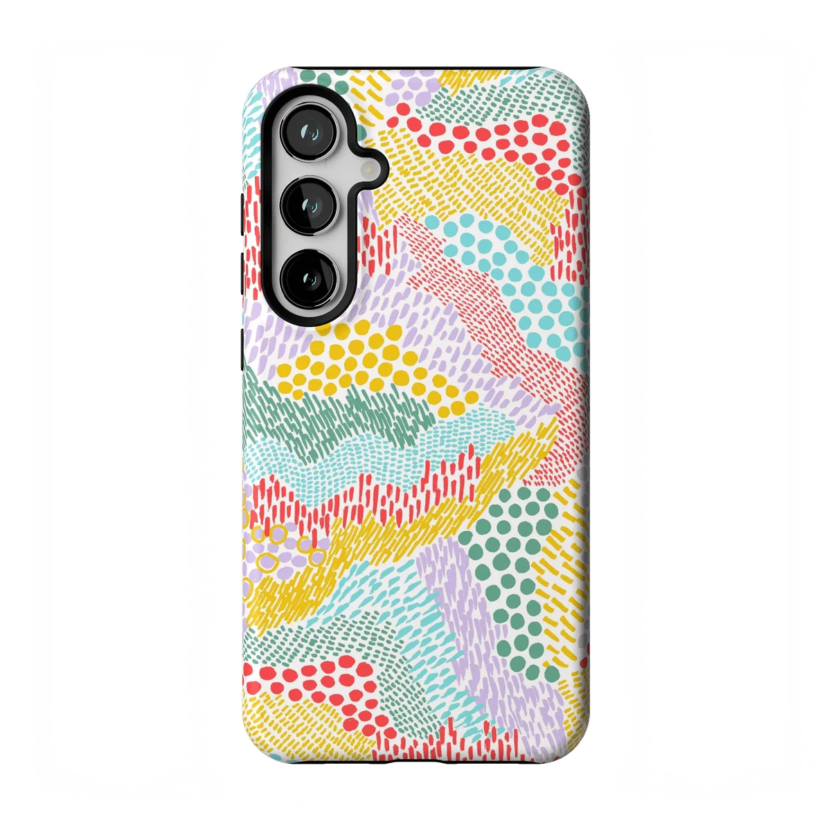 Color Me Happy | Pattern Colorblock Case