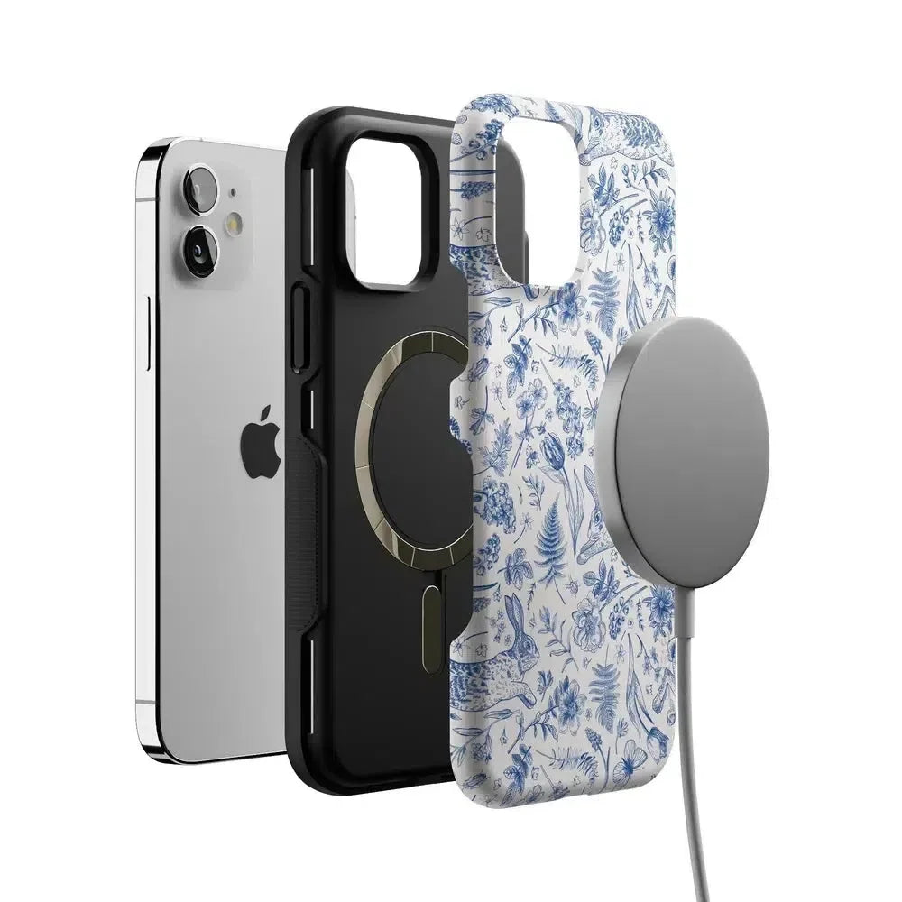 Hop & Bloom | Bunny Toile Case