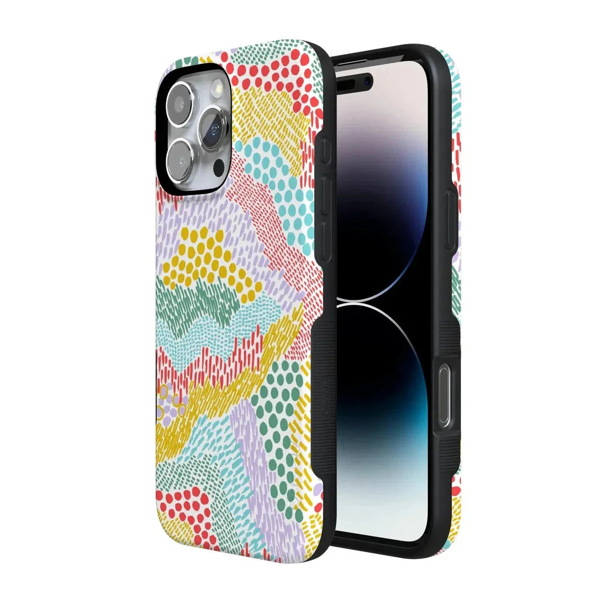 Color Me Happy | Pattern Colorblock Case