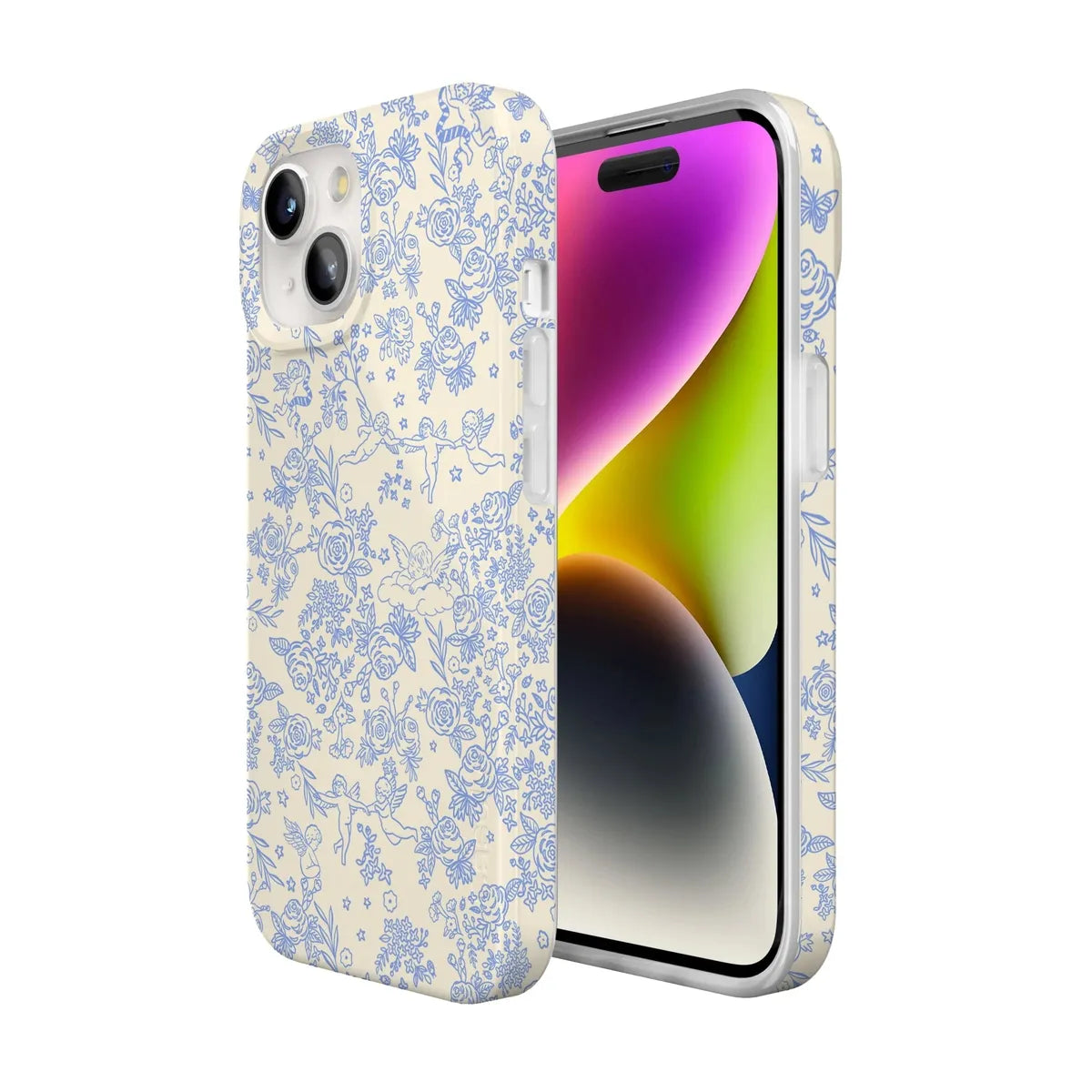 Cupid's Canvas | Periwinkle Floral Case