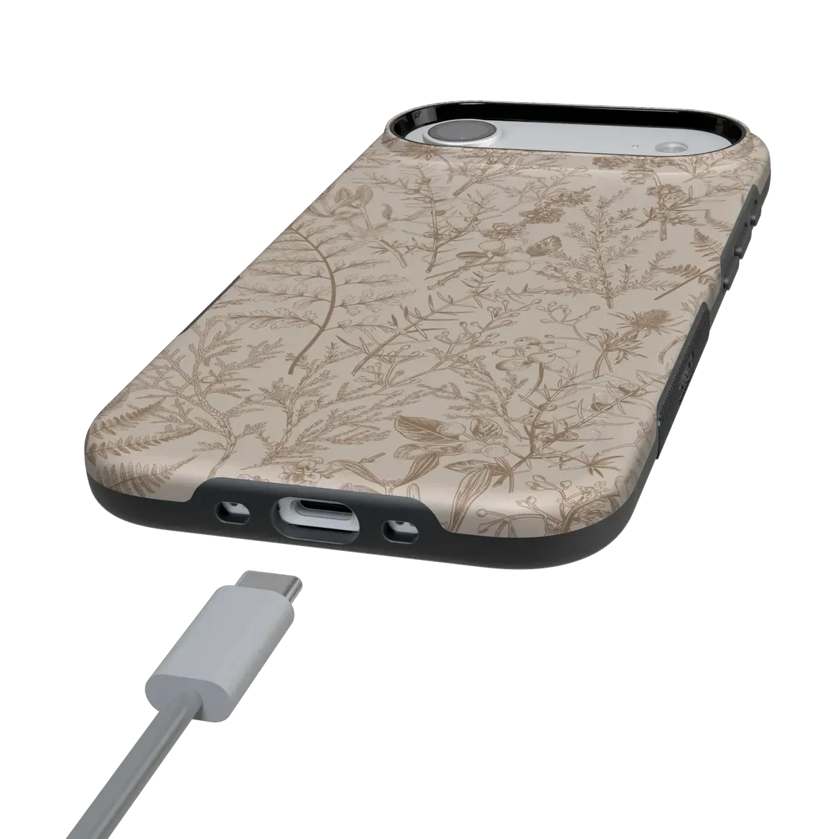 Beige Garden | Neutral Floral Case