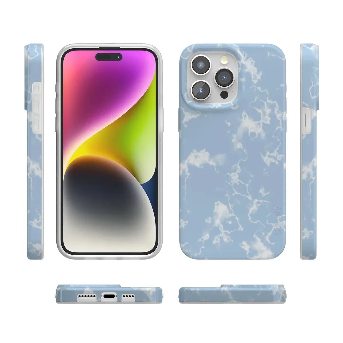 Light Blue Skies | Marble Clouds Case