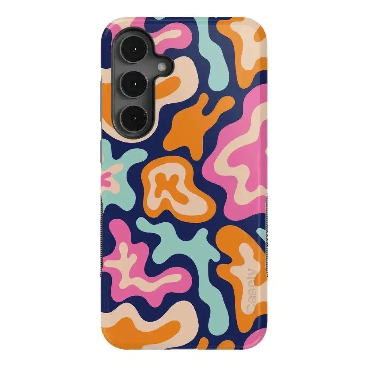 Midnight Color Splash | Abstract Retro Samsung Case
