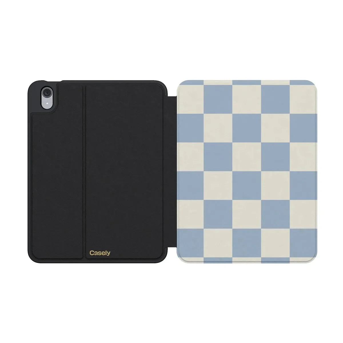 Fit Check | Light Blue Checkerboard iPad Case