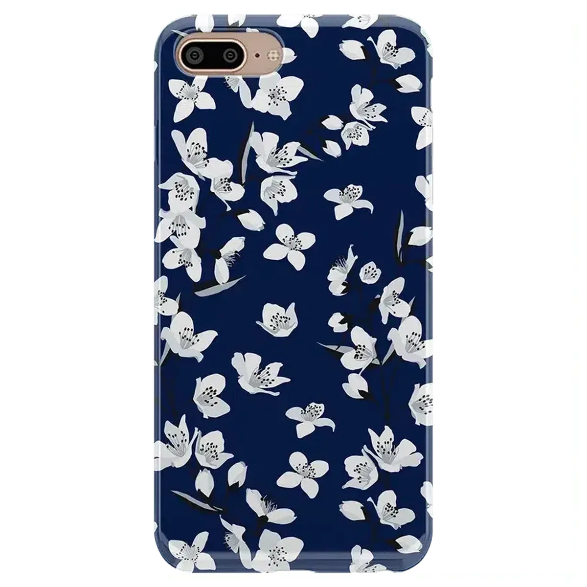 Floral Forest | Navy Cherry Blossom Floral Case