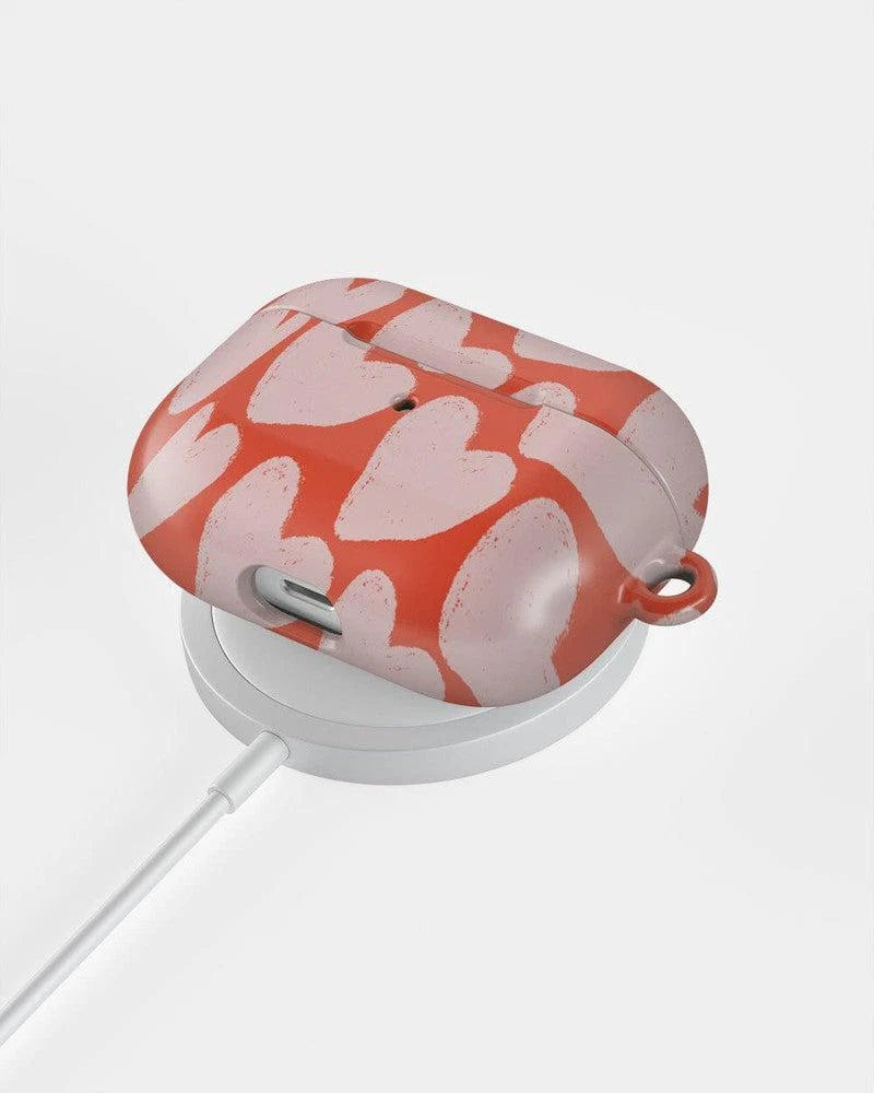 Love You More | Heart Doodle AirPods Case