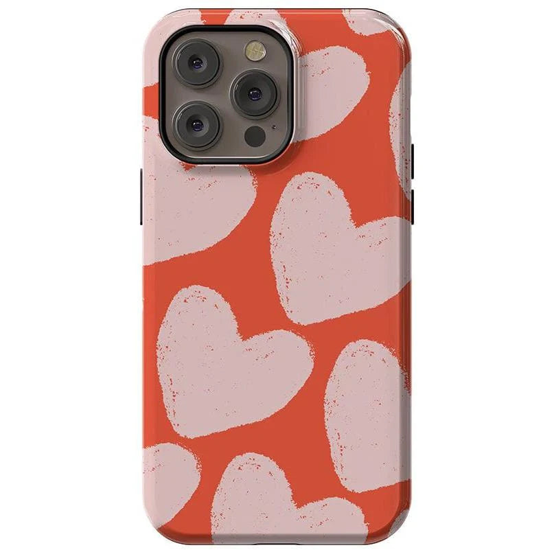 Love You More | Heart Doodle Case
