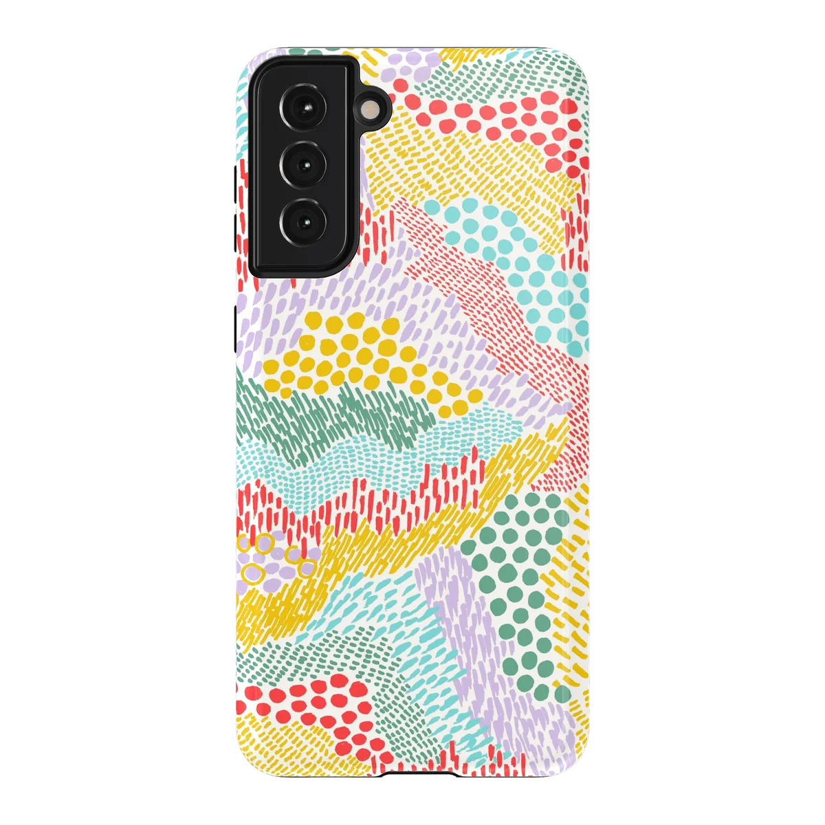 Color Me Happy | Pattern Colorblock Case