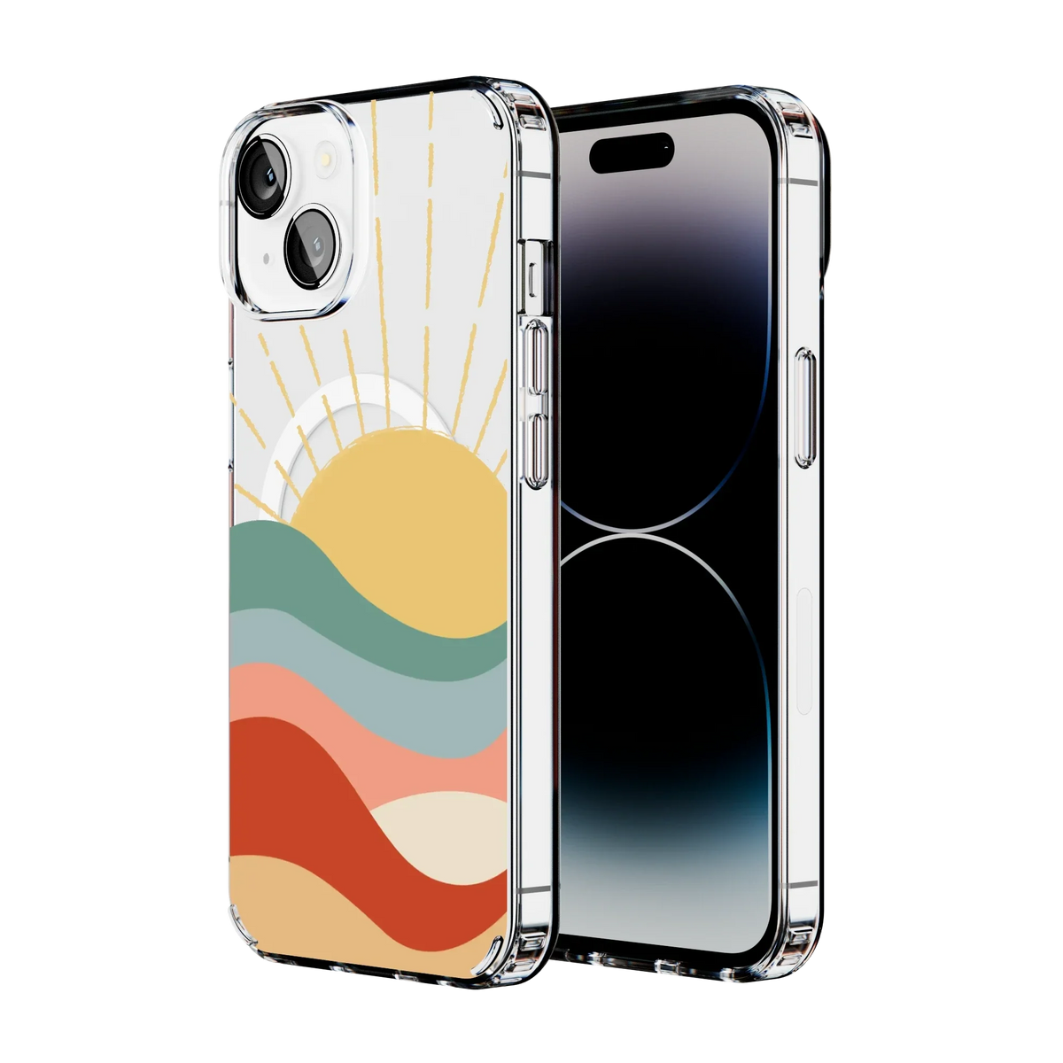 Here Comes the Sun | Colorblock Sunset Case