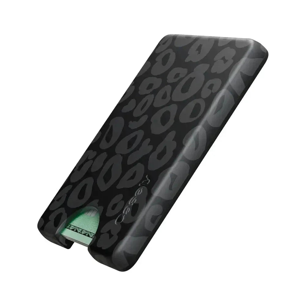 Into the Wild | Black Leopard MagWallet