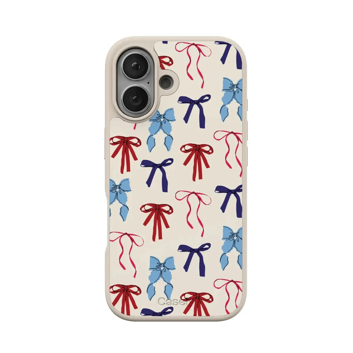 American Girlie | Red White & Blue Bows Case