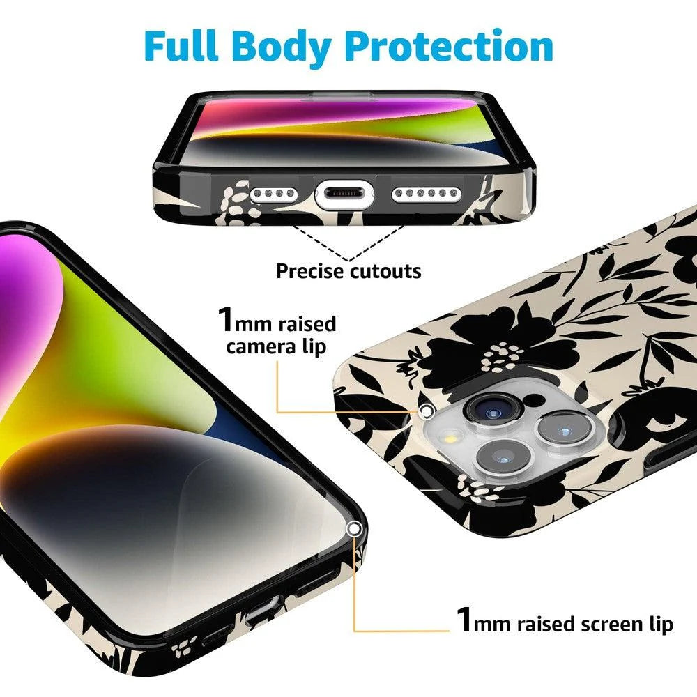 Dark Fantasy | Contrast Floral Case
