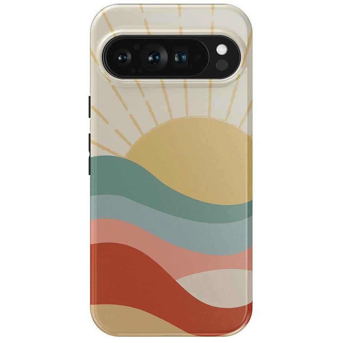 Here Comes the Sun | Colorblock Sunset Google Pixel Case