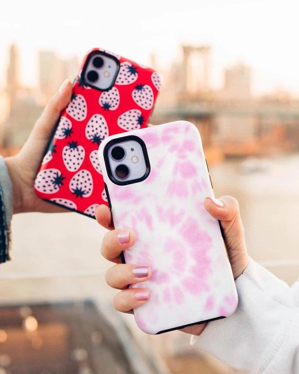Down for Whatever | Light Pink Tie Dye Case