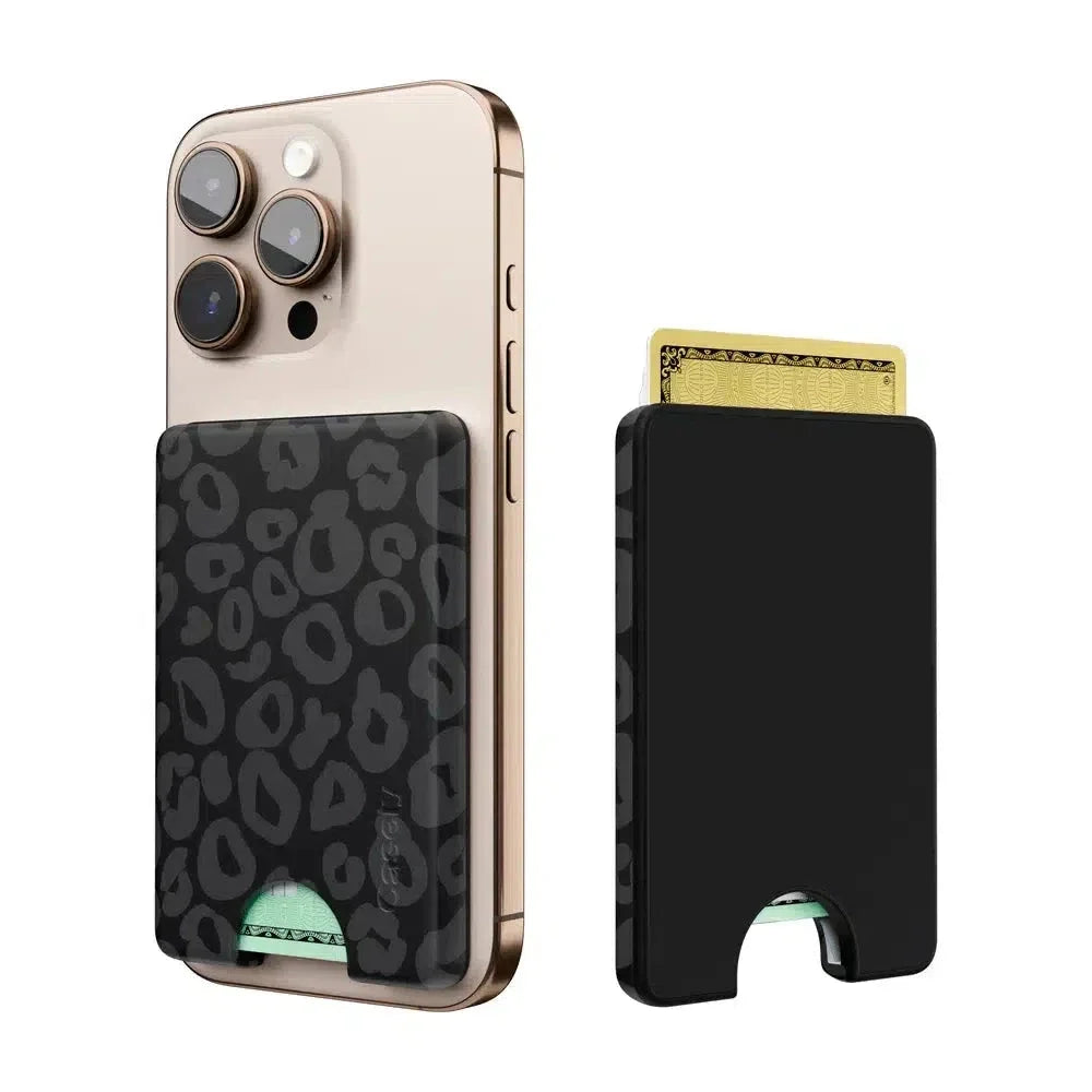 Into the Wild | Black Leopard MagWallet
