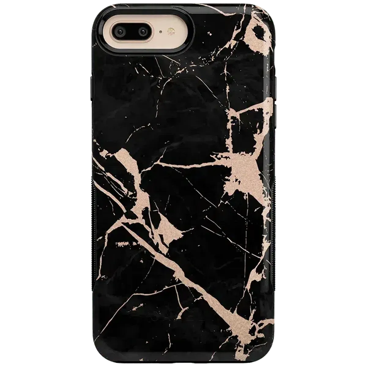 Hidden Gem | Rose Gold and Black Marble Case