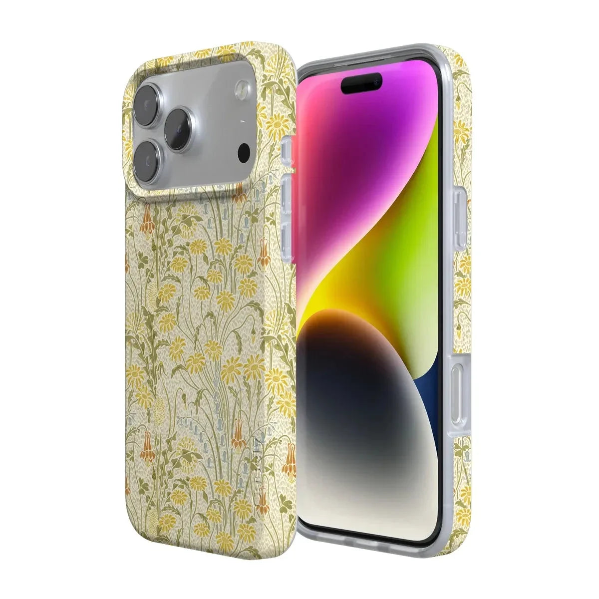 Boho Blooms | Golden Floral Case