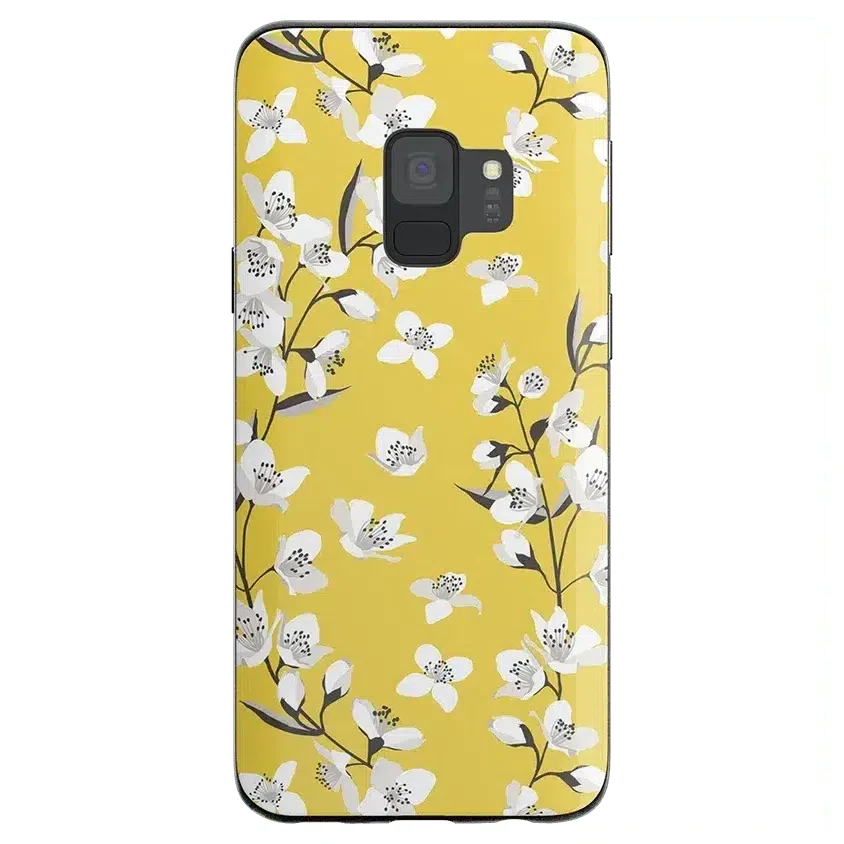 Floral Forest | Yellow Cherry Blossom Floral Samsung Case