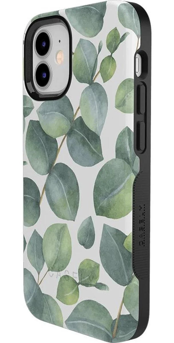 Leaf Me Alone | Green Floral Print Case