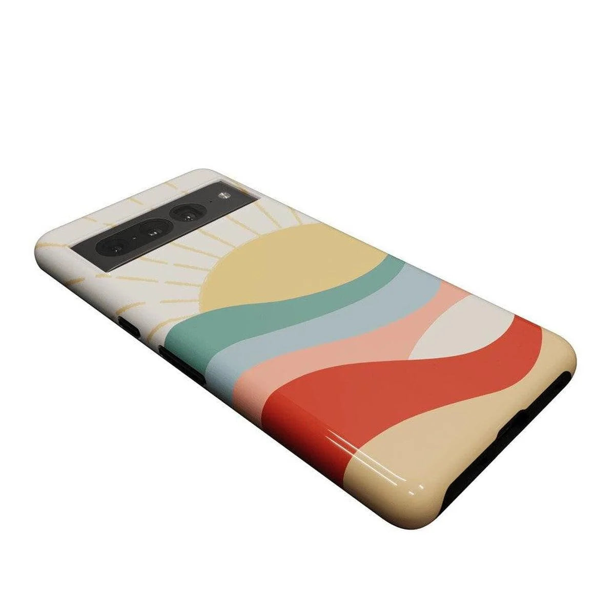 Here Comes the Sun | Colorblock Sunset Google Pixel Case