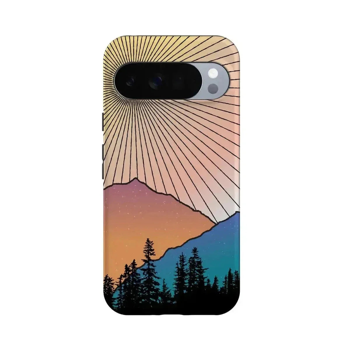 Golden Hour | Mountain Sunset Google Pixel Case