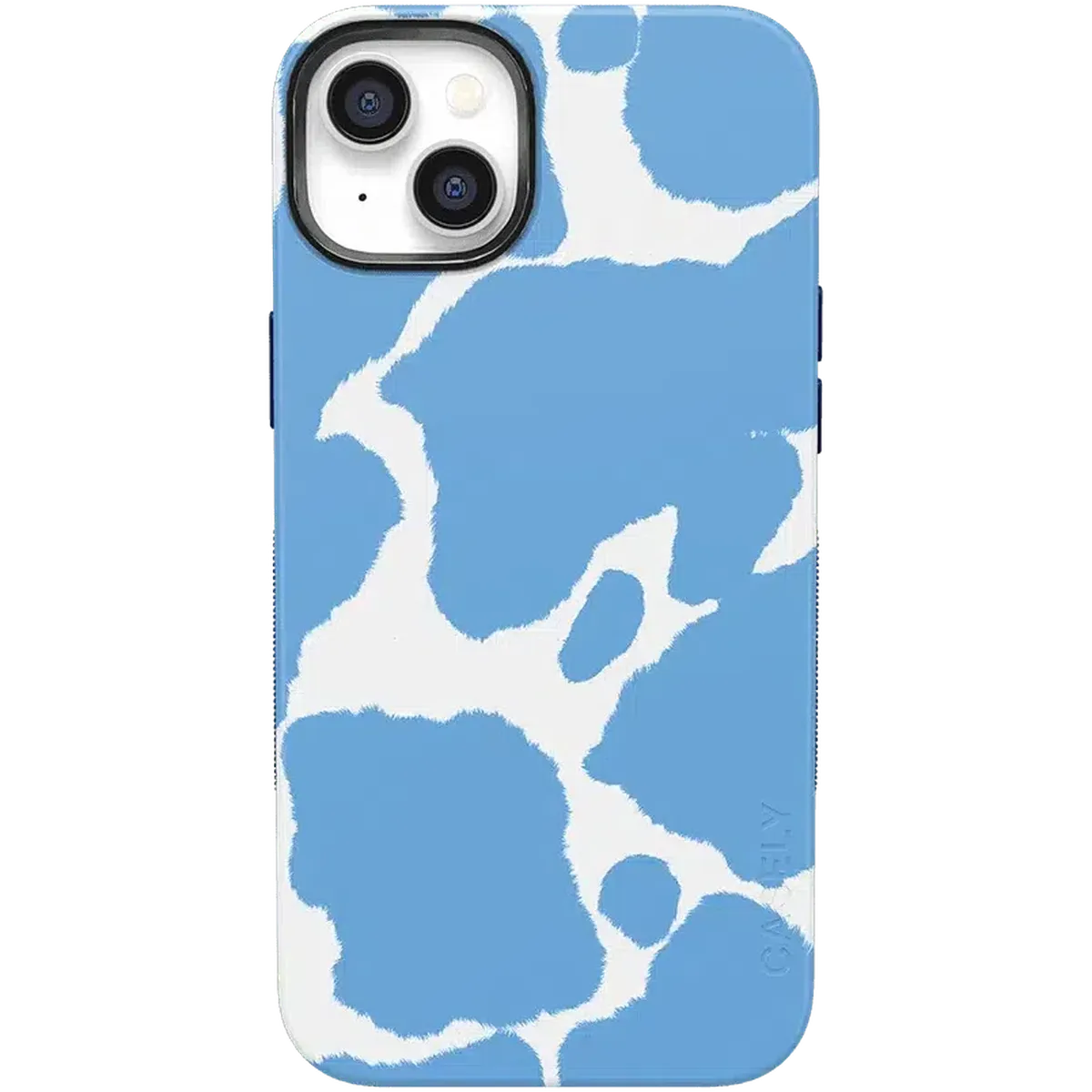 Current MOOd | Light Blue Cow Print Case