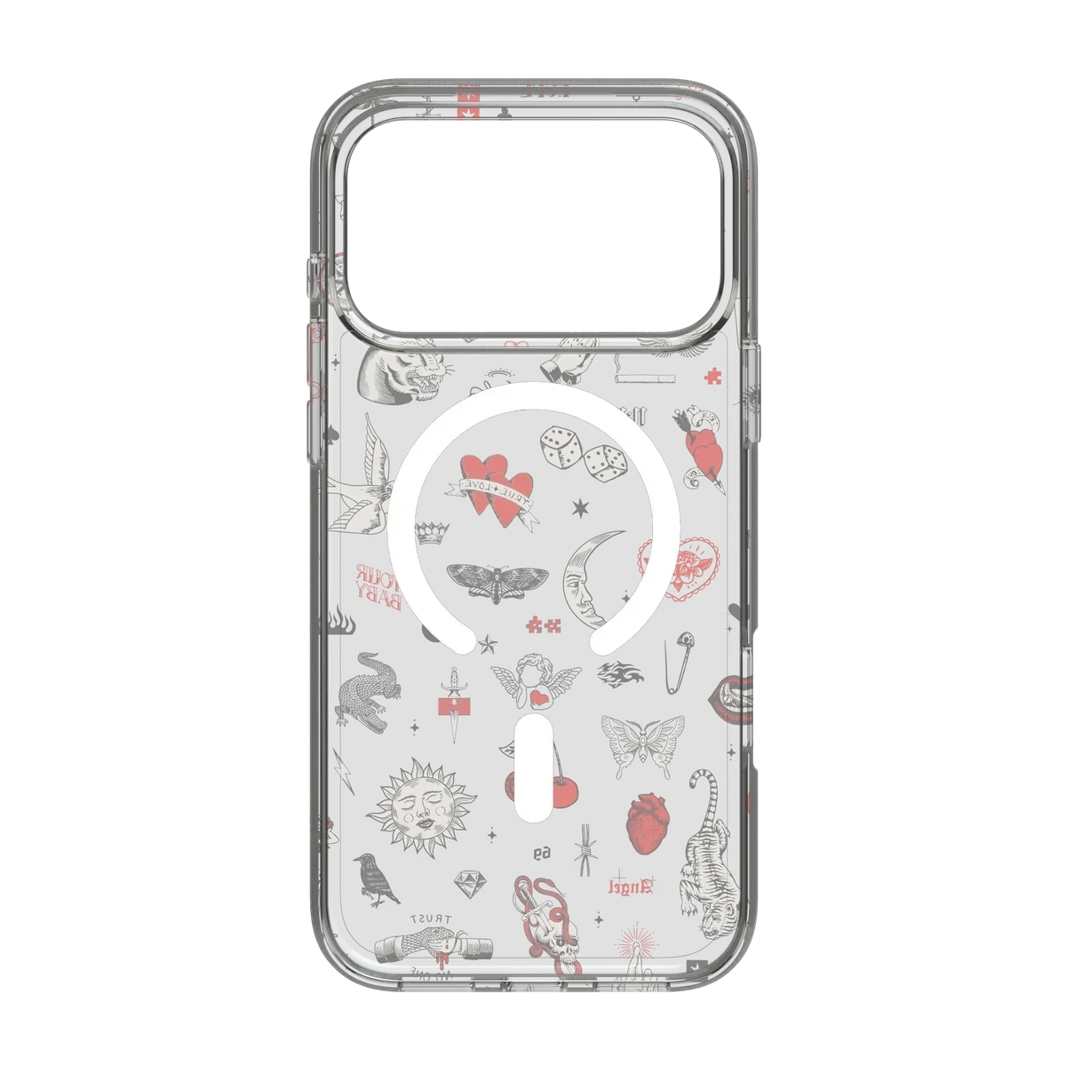 Not a Phase | Clear Flash Tattoo Case