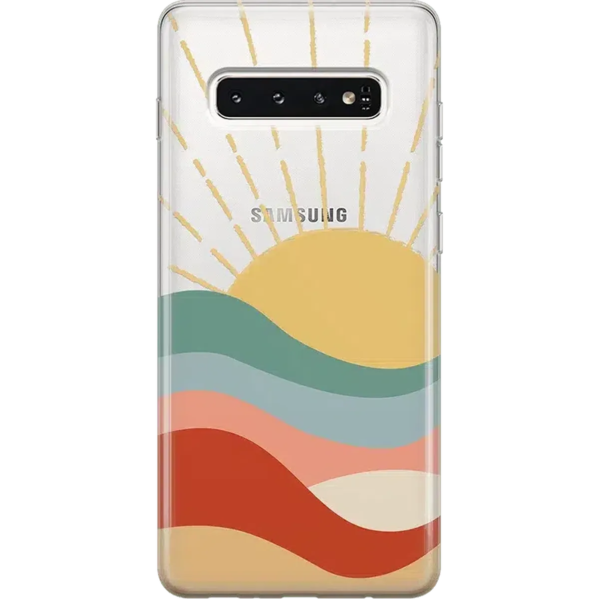 Here Comes the Sun | Colorblock Sunset Samsung Case