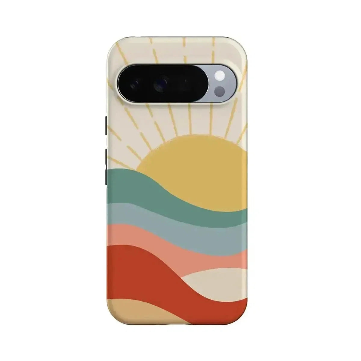 Here Comes the Sun | Colorblock Sunset Google Pixel Case