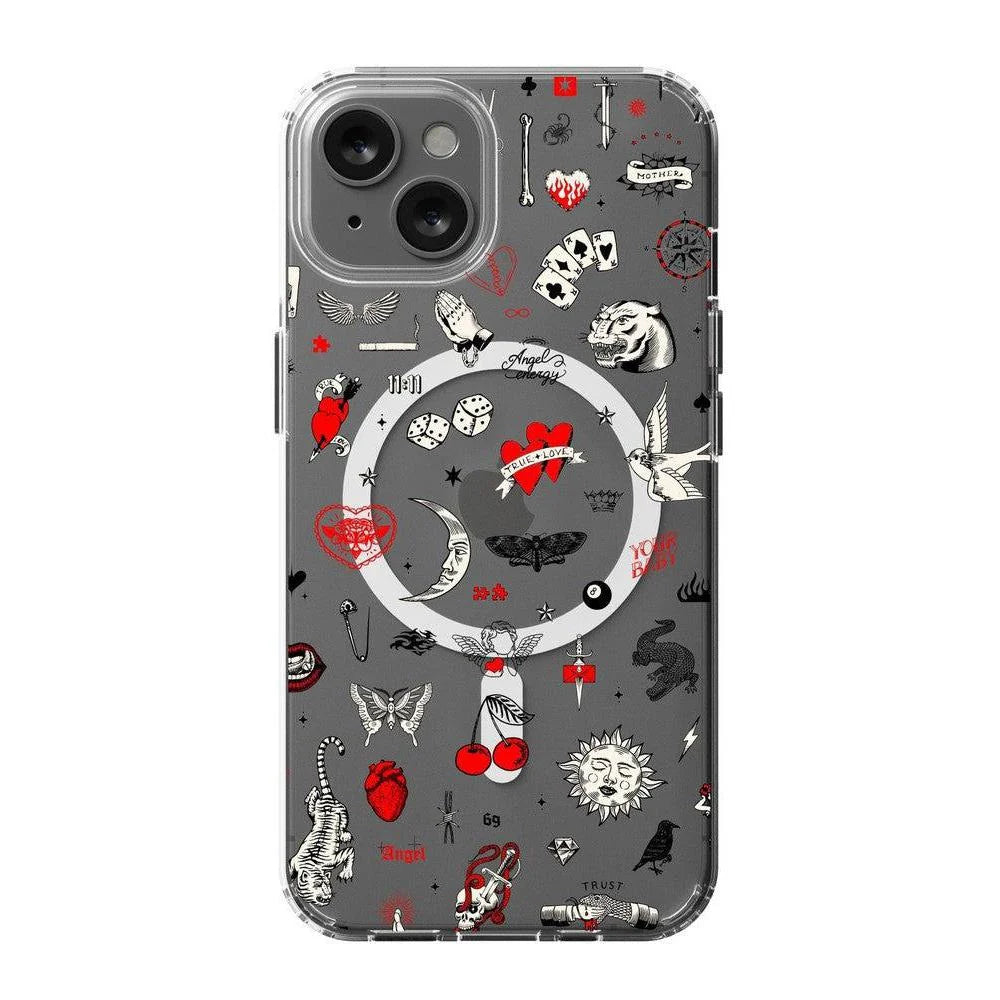 Not a Phase | Clear Flash Tattoo Case