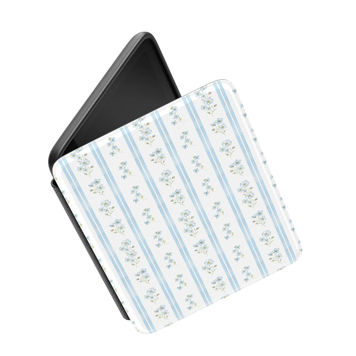 Cottage Stripe | Blue Floral Kindle Case