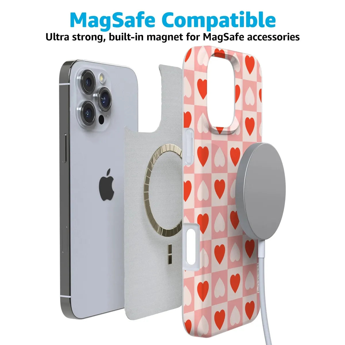 King of My Heart | Checkered Hearts Case