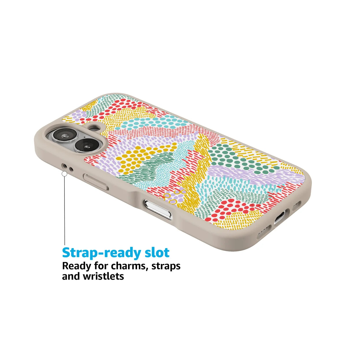 Color Me Happy | Pattern Colorblock Case