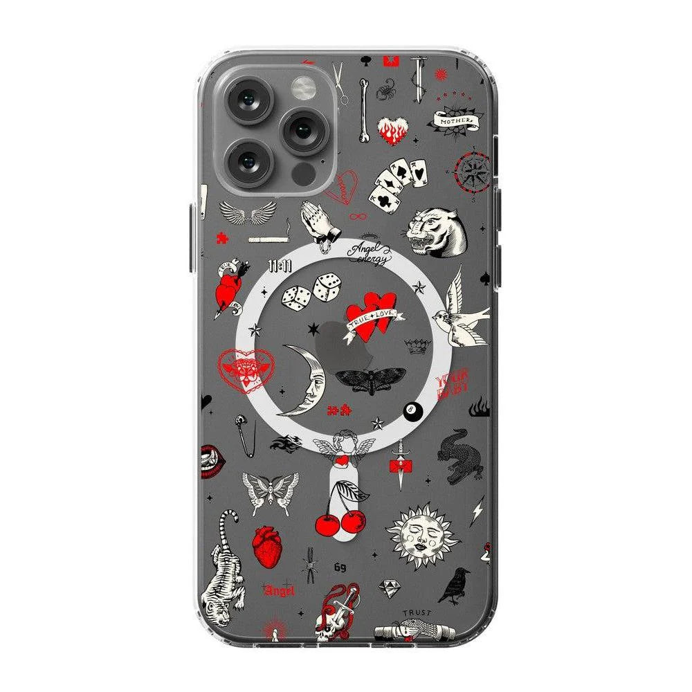 Not a Phase | Clear Flash Tattoo Case