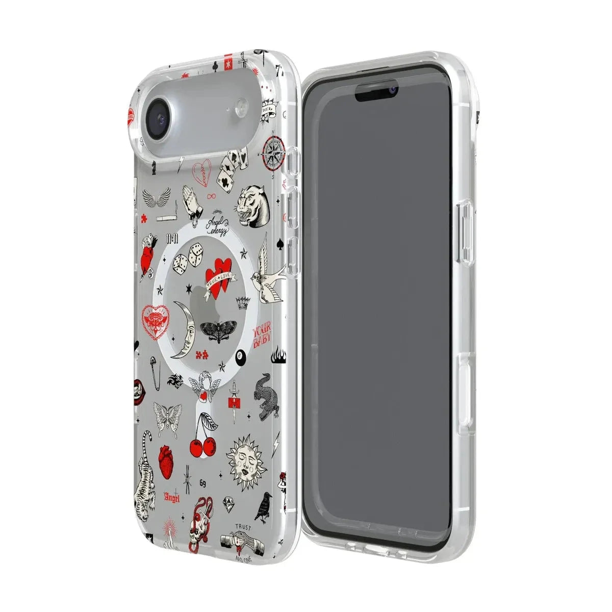 Not a Phase | Clear Flash Tattoo Case