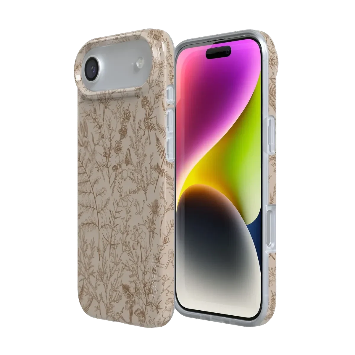 Beige Garden | Neutral Floral Case