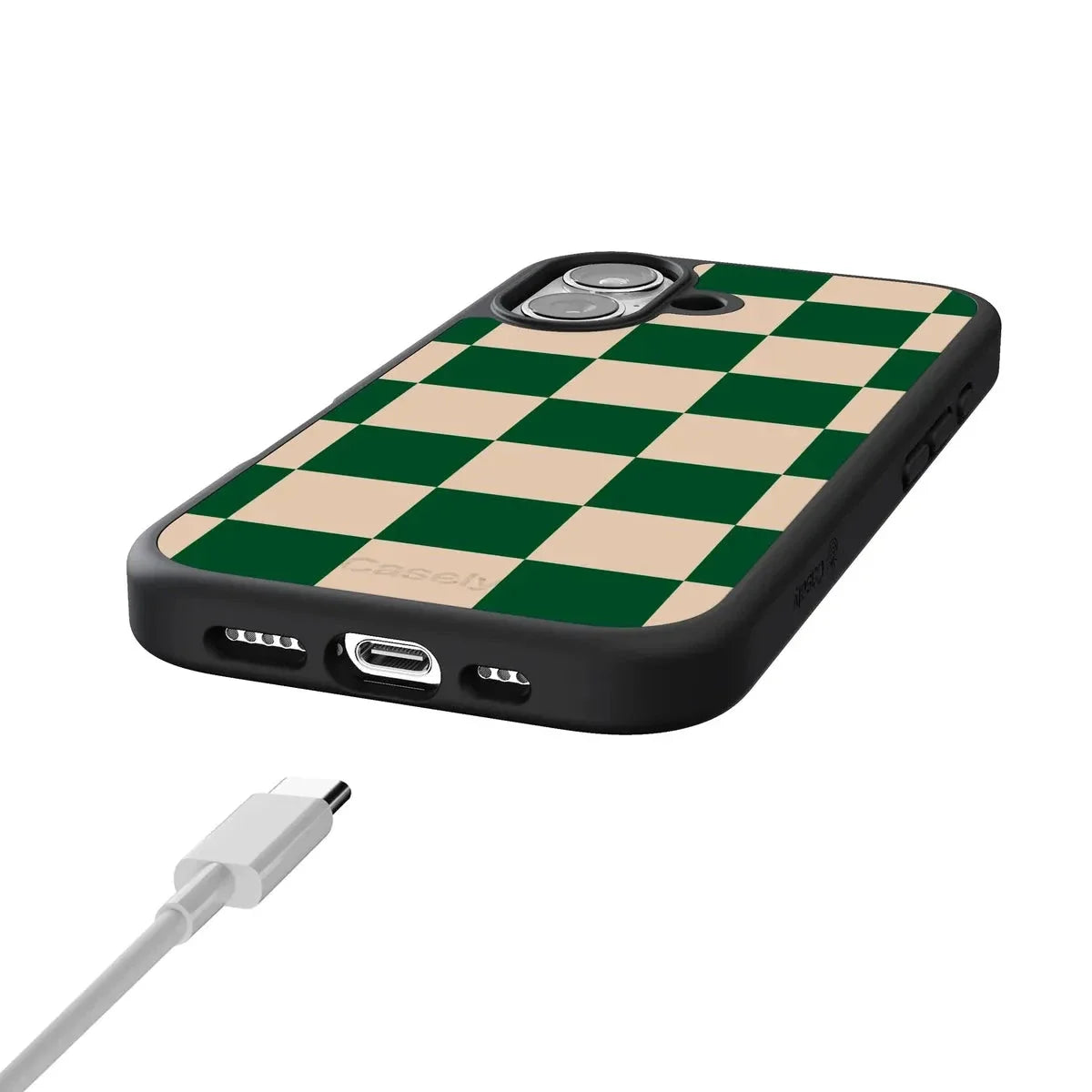 Fit Check | Green Checkerboard Case