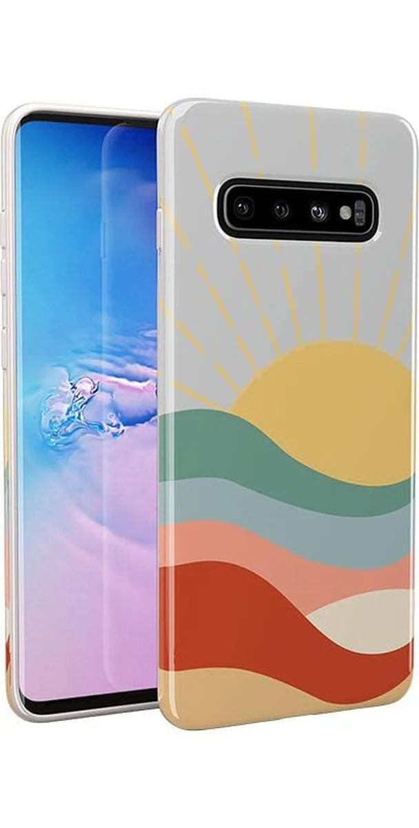 Here Comes the Sun | Colorblock Sunset Samsung Case