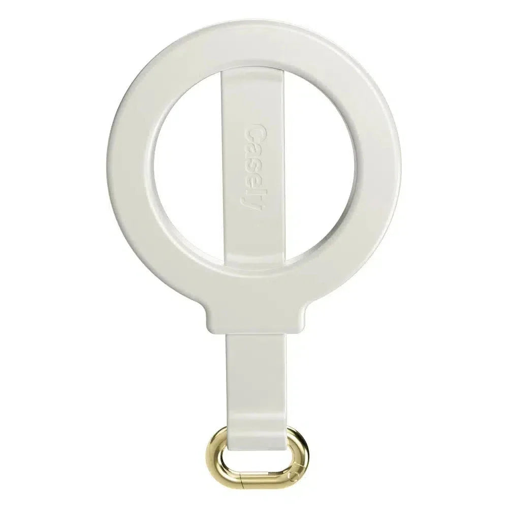 MagRing+ | Bone White Magnetic Adjustable Phone Ring with Keychain