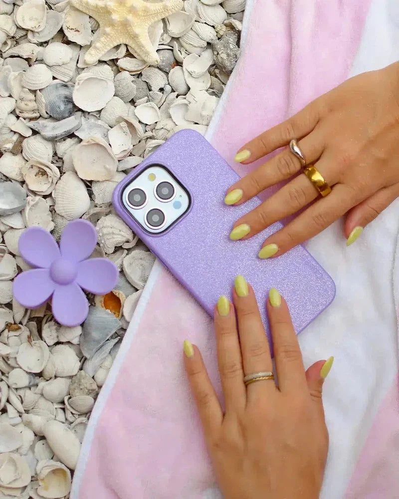 Lavender Waves | Purple Shimmer Case