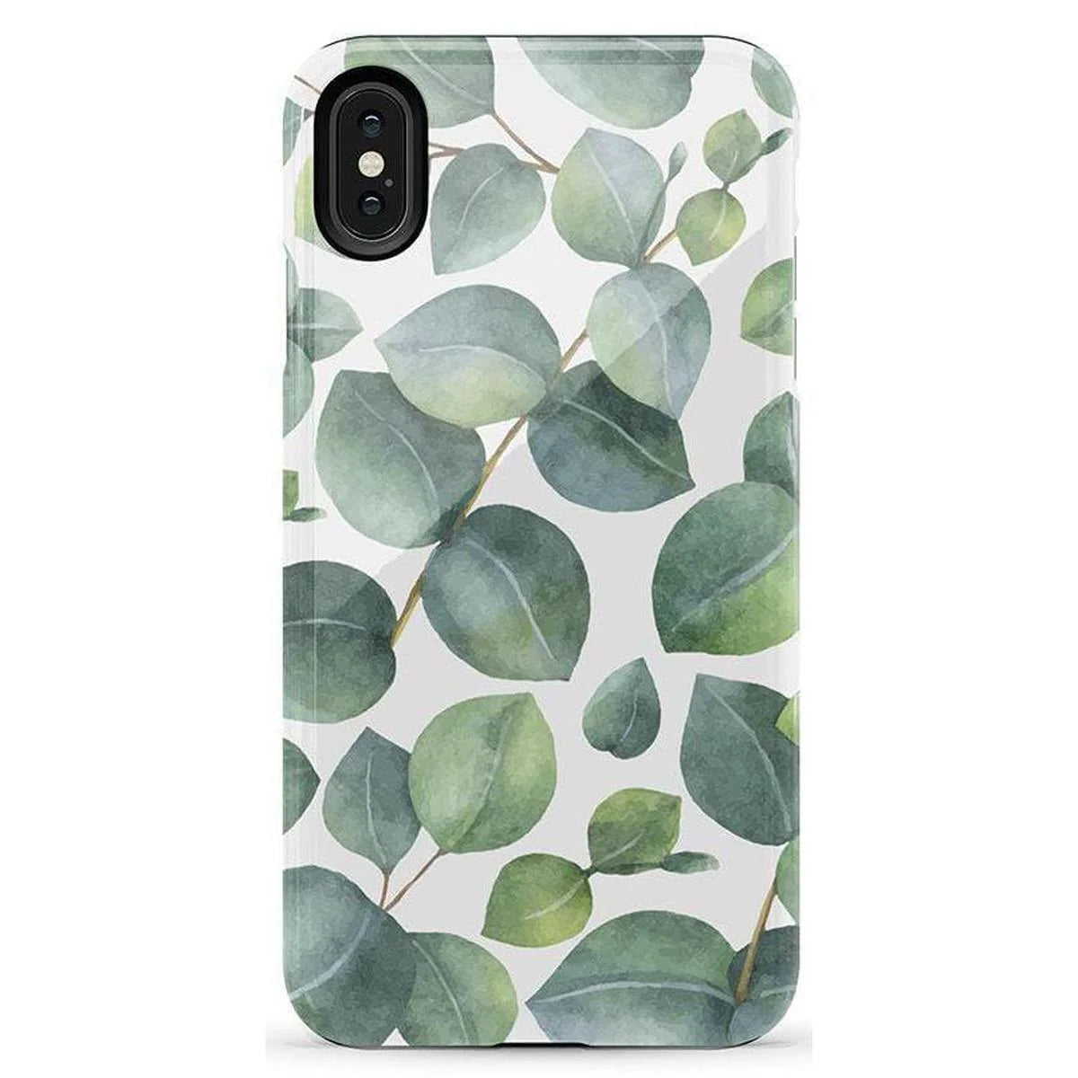 Leaf Me Alone | Green Floral Print Case